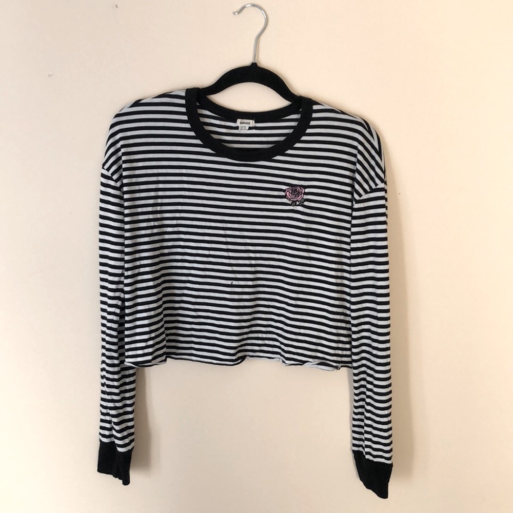 Garage | US M Stripped Crop Top